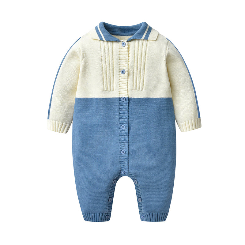 Baby Boys Color-blocking Jumpsuits Wholesale 221226188