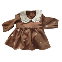 Load image into Gallery viewer, Baby Girls Flower Embroidered Dresses Wholesale 221226237
