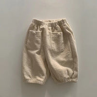 Load image into Gallery viewer, Baby Unisex Solid Color Striped Pants Wholesale 221226264
