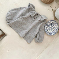 Load image into Gallery viewer, Baby Girls Flower Print Tops Wholesale 221226270
