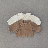 Load image into Gallery viewer, Baby Unisex Solid Color Muslin&amp;Ribbed Tops Wholesale 221226281

