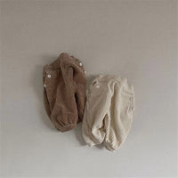 Load image into Gallery viewer, Baby Unisex Solid Color Muslin&amp;Ribbed Tops Wholesale 221226281
