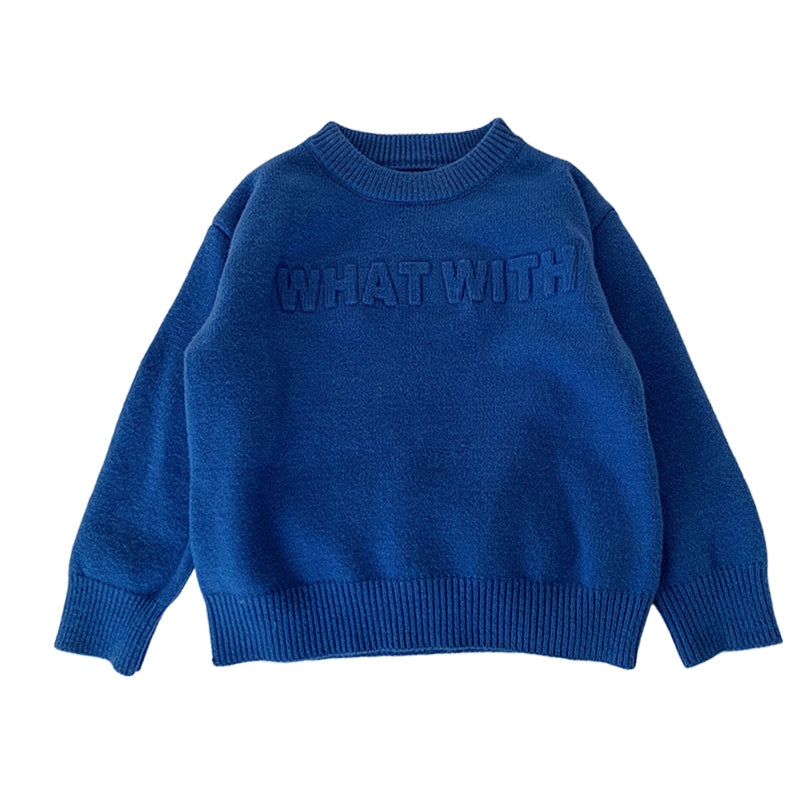 Baby Kid Boys Letters Sweaters Wholesale 221226299
