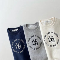 Load image into Gallery viewer, 2 Pieces Set Baby Kid Unisex Letters Hoodies Swearshirts And Solid Color Pants Wholesale 221226345
