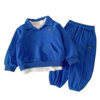 Load image into Gallery viewer, 2 Pieces Set Baby Kid Boys Letters Tops And Pants Wholesale 221226382
