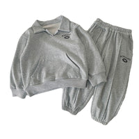 Load image into Gallery viewer, 2 Pieces Set Baby Kid Boys Letters Tops And Pants Wholesale 221226382
