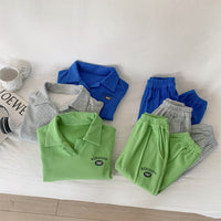 Load image into Gallery viewer, 2 Pieces Set Baby Kid Boys Letters Tops And Pants Wholesale 221226382
