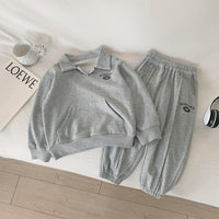 Load image into Gallery viewer, 2 Pieces Set Baby Kid Boys Letters Tops And Pants Wholesale 221226382
