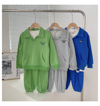 Load image into Gallery viewer, 2 Pieces Set Baby Kid Boys Letters Tops And Pants Wholesale 221226382
