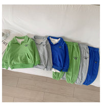 Load image into Gallery viewer, 2 Pieces Set Baby Kid Boys Letters Tops And Pants Wholesale 221226382
