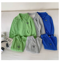 Load image into Gallery viewer, 2 Pieces Set Baby Kid Boys Letters Tops And Pants Wholesale 221226382
