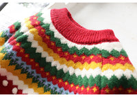 Load image into Gallery viewer, Baby Kid Girls Color-blocking Crochet Sweaters Wholesale 22122642
