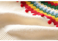 Load image into Gallery viewer, Baby Kid Girls Color-blocking Crochet Sweaters Wholesale 22122642
