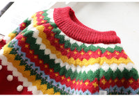Load image into Gallery viewer, Baby Kid Girls Color-blocking Crochet Sweaters Wholesale 22122642
