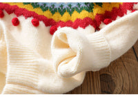 Load image into Gallery viewer, Baby Kid Girls Color-blocking Crochet Sweaters Wholesale 22122642
