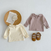 Load image into Gallery viewer, Baby Girls Solid Color Tops Wholesale 221226420
