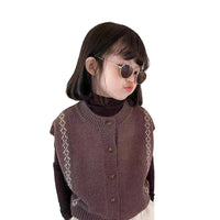 Load image into Gallery viewer, Baby Kid Girls Solid Color Vests Waistcoats Wholesale 22122646
