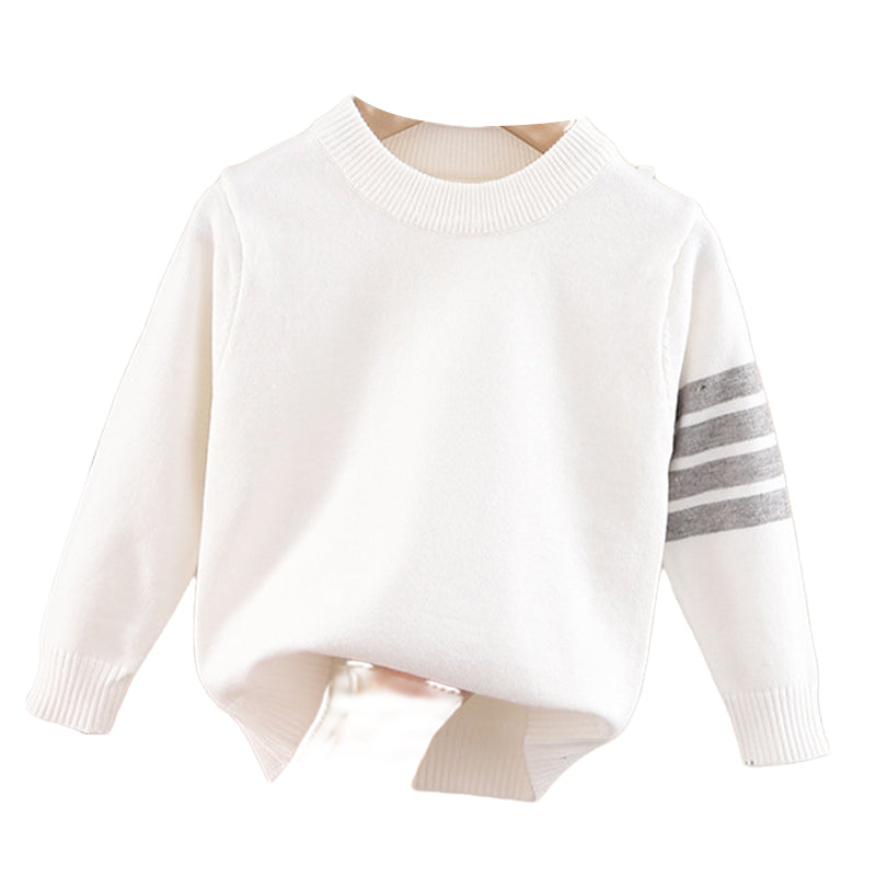 Baby Kid Unisex Striped Sweaters Wholesale 22122647