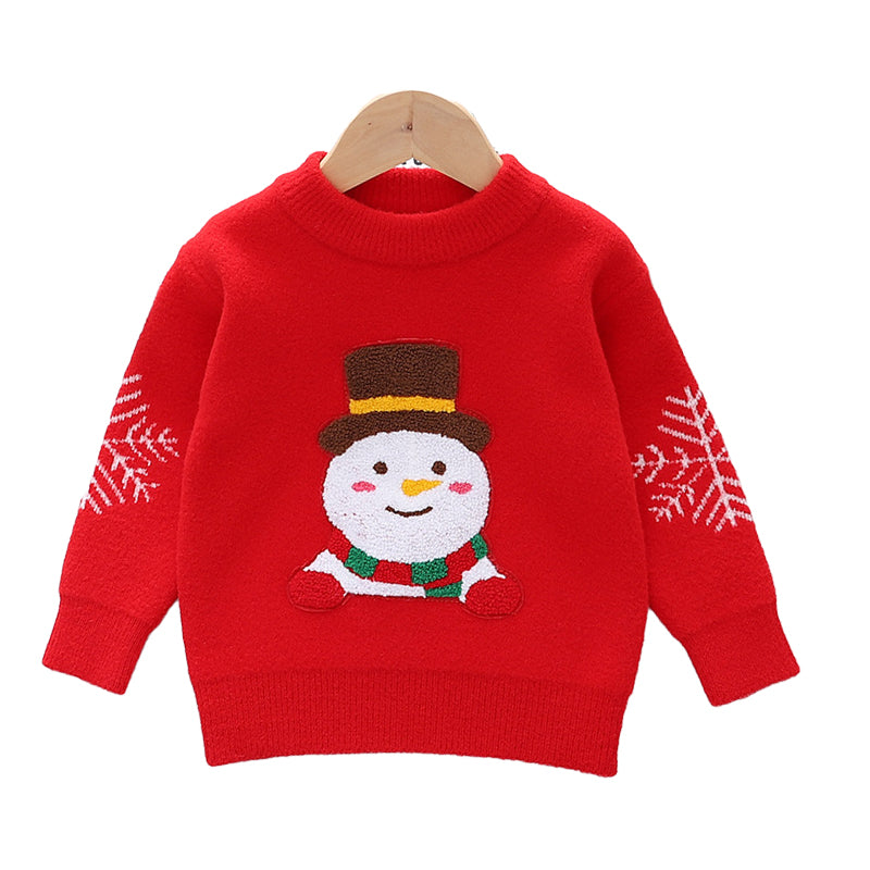 Baby Kid Unisex Cartoon Crochet Christmas Sweaters Wholesale 22122678