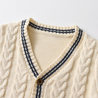 Load image into Gallery viewer, Baby Kid Boys Color-blocking Crochet Cardigan Wholesale 22122693

