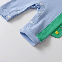 Load image into Gallery viewer, Baby Boys Color-blocking Cartoon Embroidered Jumpsuits Wholesale 22122696
