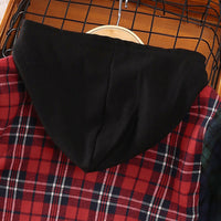 Load image into Gallery viewer, Kid Boys Color-blocking Checked Shirts Wholesale 22122732
