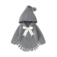 Load image into Gallery viewer, Baby Kid Girls Solid Color Bow Jackets Outwears Wholesale 22122909
