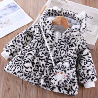 Load image into Gallery viewer, Baby Kid Girls Leopard print Coats Wholesale 221229115
