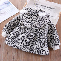 Load image into Gallery viewer, Baby Kid Girls Leopard print Coats Wholesale 221229115
