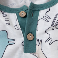 Load image into Gallery viewer, 2 Pieces Set Baby Girls Animals Print Tops And Striped Pants Wholesale 221229120
