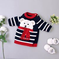 Load image into Gallery viewer, Baby Unisex Striped Animals Cartoon Crochet Sweaters Wholesale 22122916
