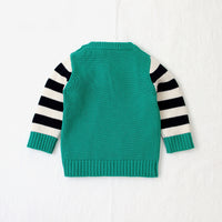 Load image into Gallery viewer, Baby Boys Striped Animals Cartoon Crochet Sweaters Wholesale 22122917

