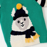 Load image into Gallery viewer, Baby Boys Striped Animals Cartoon Crochet Sweaters Wholesale 22122917
