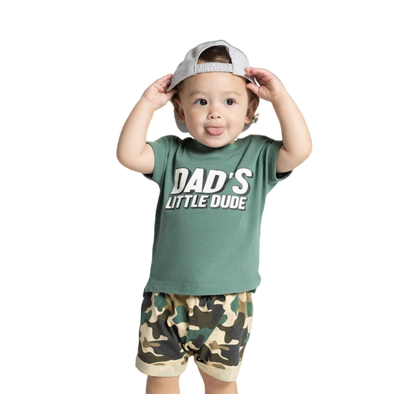 2 Pieces Set Baby Boys Letters Animals Cartoon Print T-Shirts And Shorts Wholesale 221229170