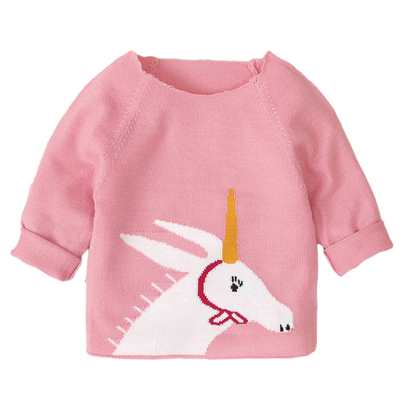 Baby Kid Girls Animals Crochet Sweaters Wholesale 22122918