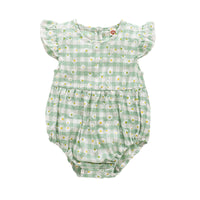 Load image into Gallery viewer, Baby Girls Checked Rompers Accessories Headwear Wholesale 221229196
