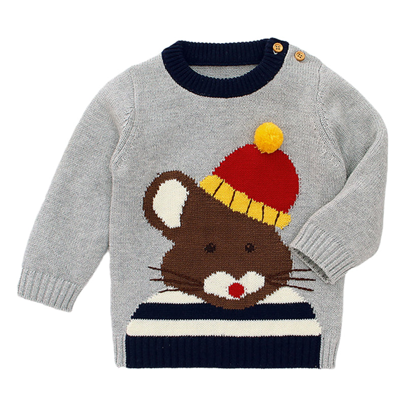 Baby Unisex Animals Crochet Sweaters Wholesale 22122920