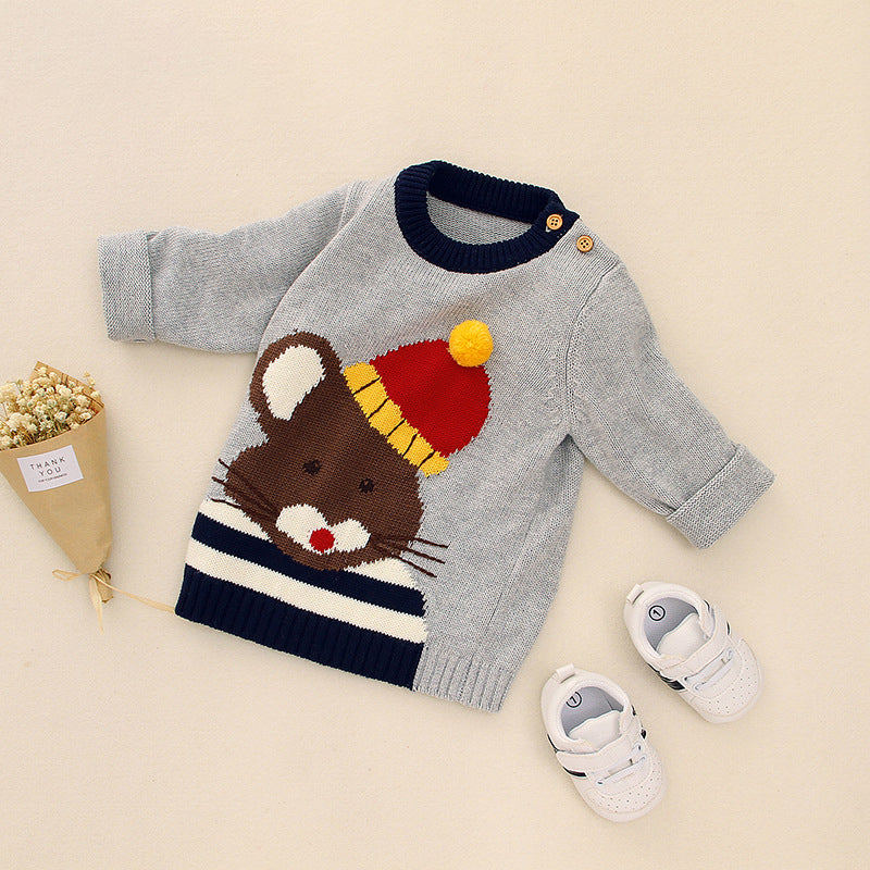 Baby Unisex Animals Crochet Sweaters Wholesale 22122920
