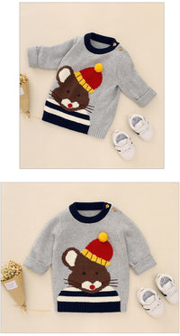 Load image into Gallery viewer, Baby Unisex Animals Crochet Sweaters Wholesale 22122920

