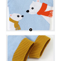 Load image into Gallery viewer, 2 Pieces Set Baby Unisex Animals Cartoon Print Tops And Striped Pants Wholesale 22122926
