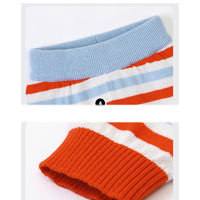 Load image into Gallery viewer, 2 Pieces Set Baby Unisex Animals Cartoon Print Tops And Striped Pants Wholesale 22122926
