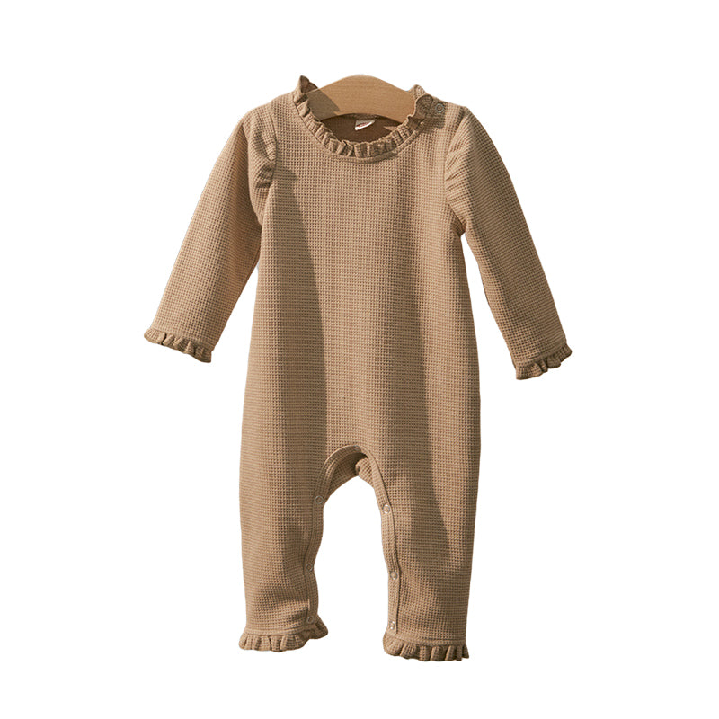 Baby Unisex Solid Color Jumpsuits Wholesale 221229261