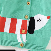 Load image into Gallery viewer, Baby Unisex Color-blocking Animals Cartoon Print Cardigan Wholesale 22122928
