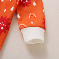 Load image into Gallery viewer, 2 Pieces Set Baby Unisex Color-blocking Cartoon Print Tops And Pants Wholesale 22122932
