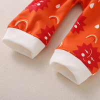 Load image into Gallery viewer, 2 Pieces Set Baby Unisex Color-blocking Cartoon Print Tops And Pants Wholesale 22122932
