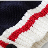 Load image into Gallery viewer, Baby Boys Striped Crochet Cardigan Wholesale 221229349
