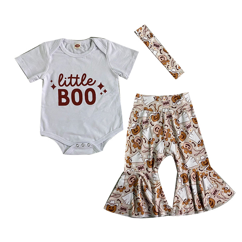 2 Pieces Set Baby Girls Letters Print Rompers And Cartoon Pants Wholesale 221229382