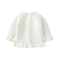 Load image into Gallery viewer, Baby Girls Flower Crochet Embroidered Cardigan Wholesale 221229384

