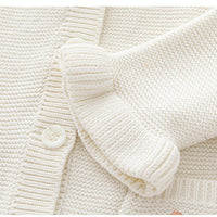 Load image into Gallery viewer, Baby Girls Flower Crochet Embroidered Cardigan Wholesale 221229384
