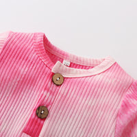 Load image into Gallery viewer, Baby Girls Tie Dye Jumpsuits Wholesale 22122939
